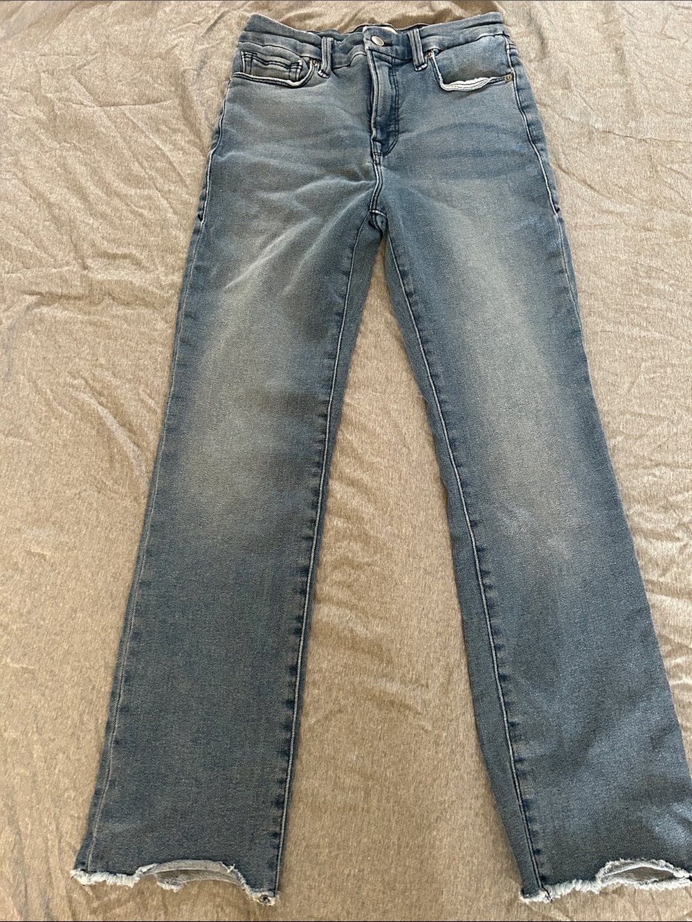 Good American Washed Blue Jeans